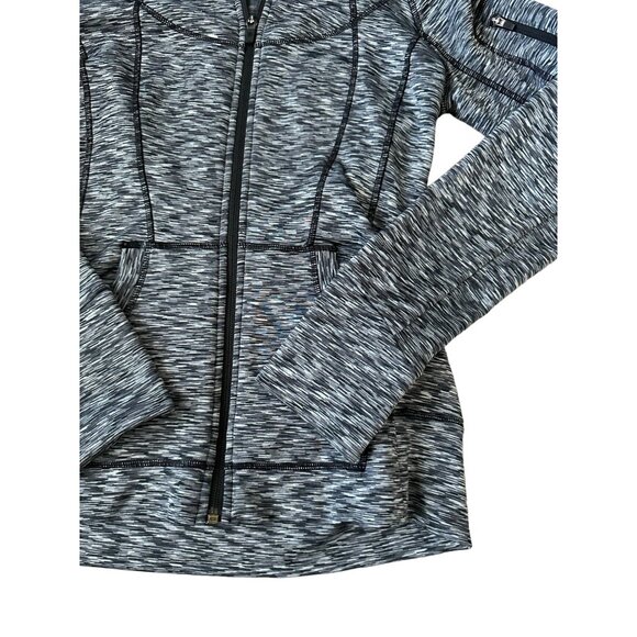 ATHLETA Gray Heathered Workout Hoodie Size Small - Picture 4 of 4